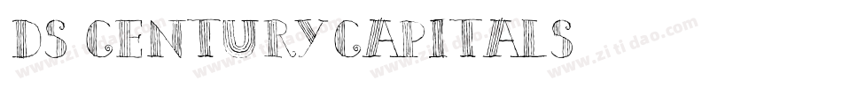 DS CenturyCapitals字体转换